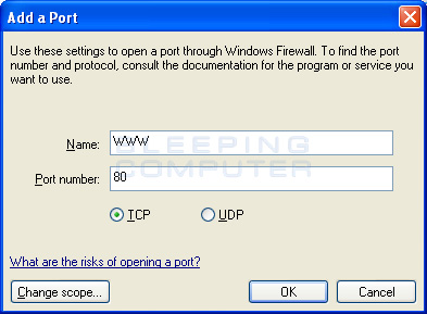 Creating an exception for the http protocol