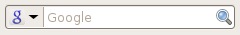 new google icon to the firefox search bar