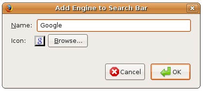 adding new google icon to the firefox search bar