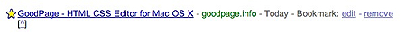 editing google bookmarks