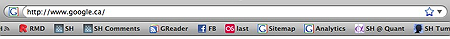 firefox 3 beta 5 bookmarks toolbar with favicons in os x