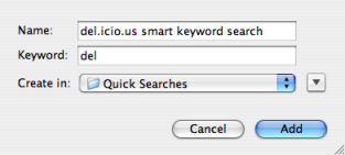 Firefox Smart Keywords Search