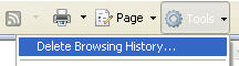 Tools button for IE 7