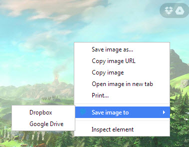 chrome save to dropbox google drive