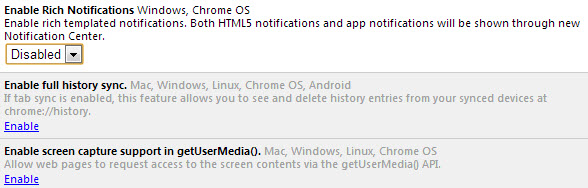 chrome disable notifications