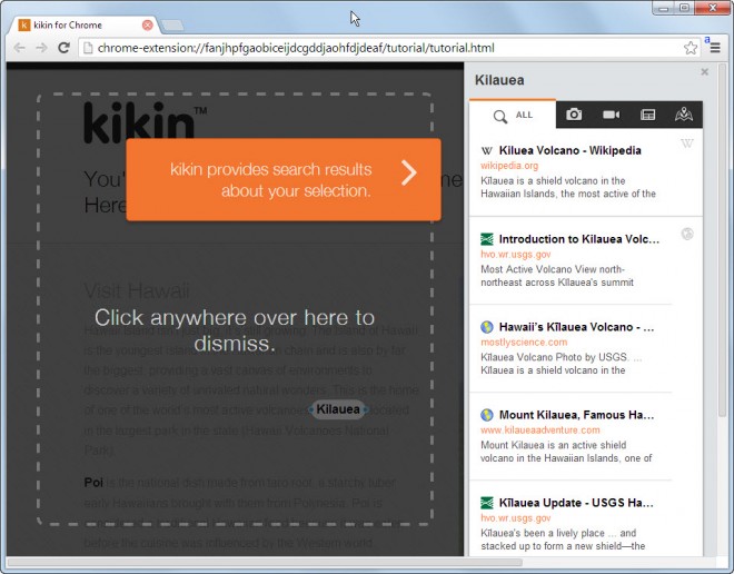 kikin for chrome