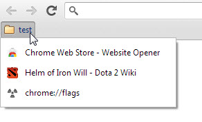 chrome bookmarks