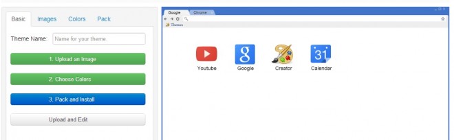 chrome theme creator screenshot