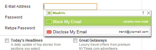 mask email