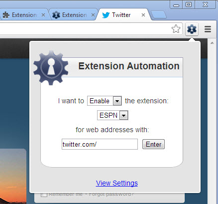 extension automation