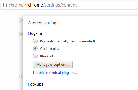 chrome click to play