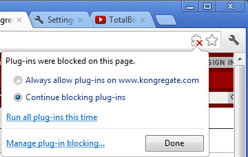 manage plugin blocking