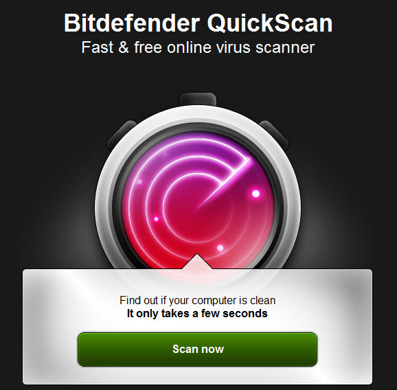 bitdefender quickscan