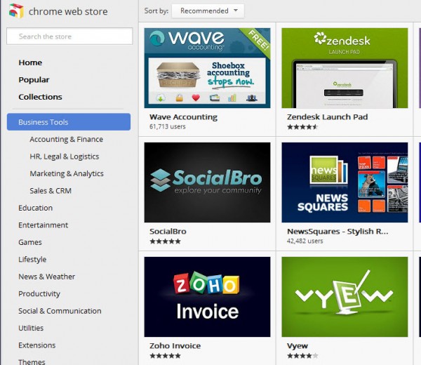 chrome web store