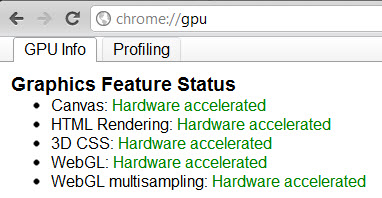 chrome gpu hardware acceleration