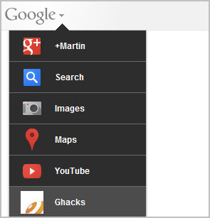 custom google bar