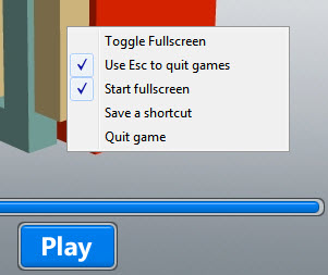 fullscreen game shortcut