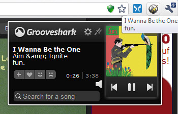 grooveshark remote control sharkzapper