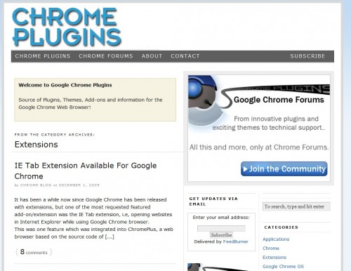 chrome plugins