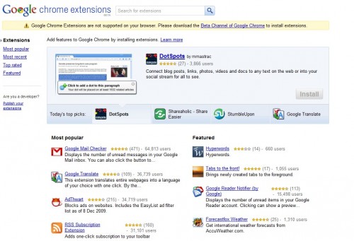 google chrome extensions