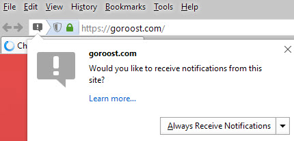 firefox push notifications