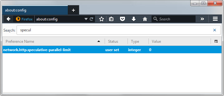 firefox hover links connections