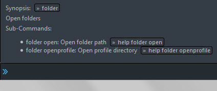 open local folder