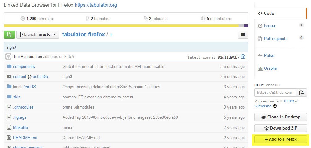 install firefox addon github