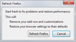 reset firefox prompt