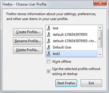 firefox profile