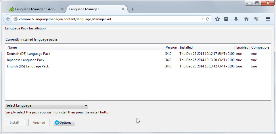 firefox language manager