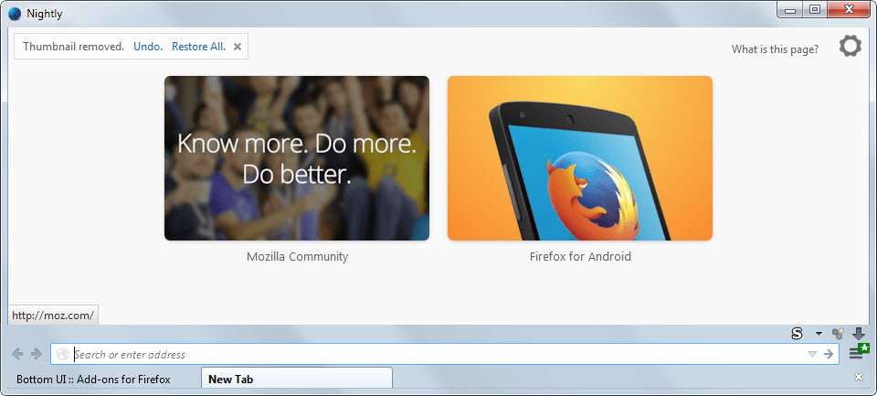 firefox bottom ui