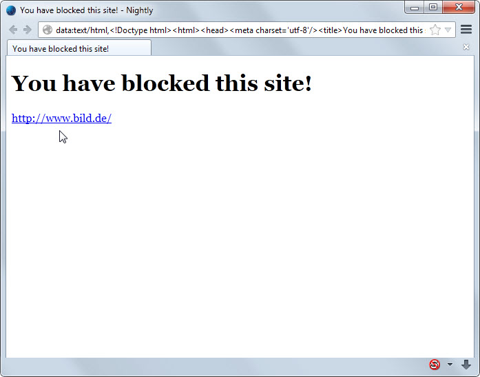 block site firefox