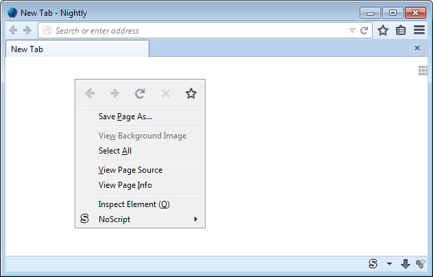 firefox new context menu