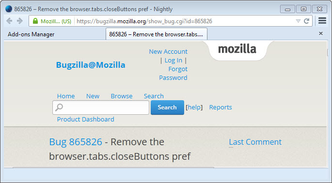 firefox tab close button