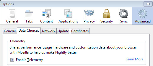 firefox telemetry