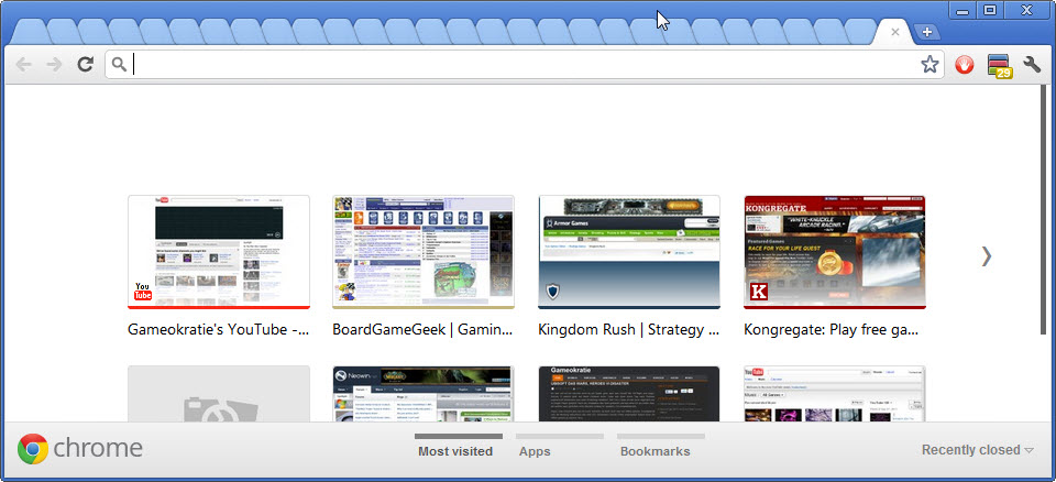 chrome blank tabs