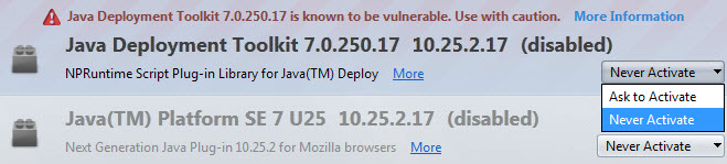 java firefox 24