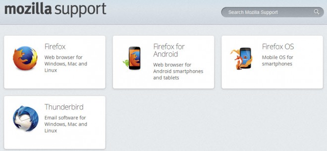 mozilla support home
