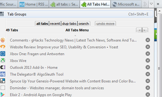 all tabs helper