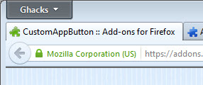 firefox custom menu button