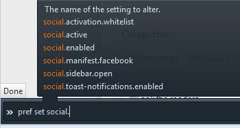 firefox social preferences