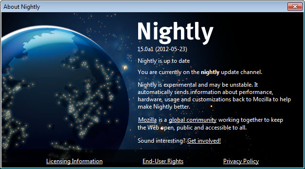 firefox nightly update