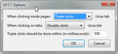 close tabs