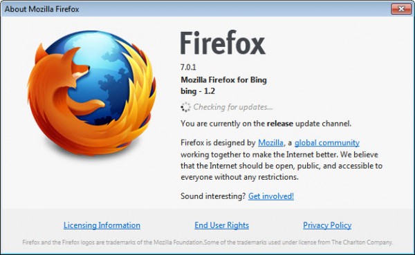 mozilla firefox for bing