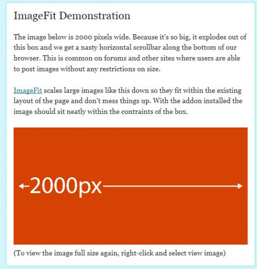 image fit  demo