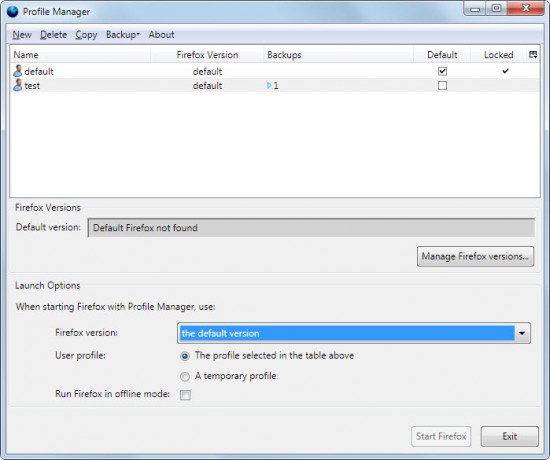 firefox-profile-manager