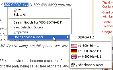 firefox call phone number