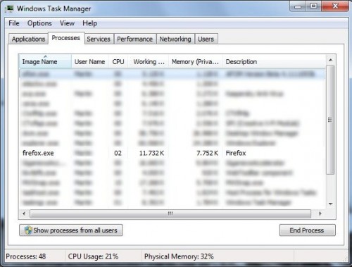 firefox memory usage