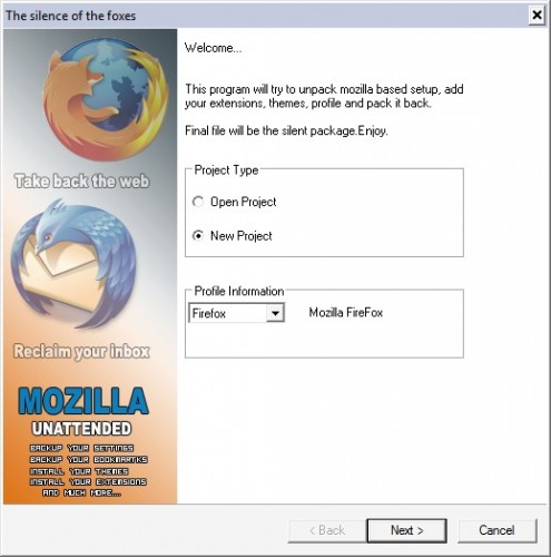 firefox custom installation